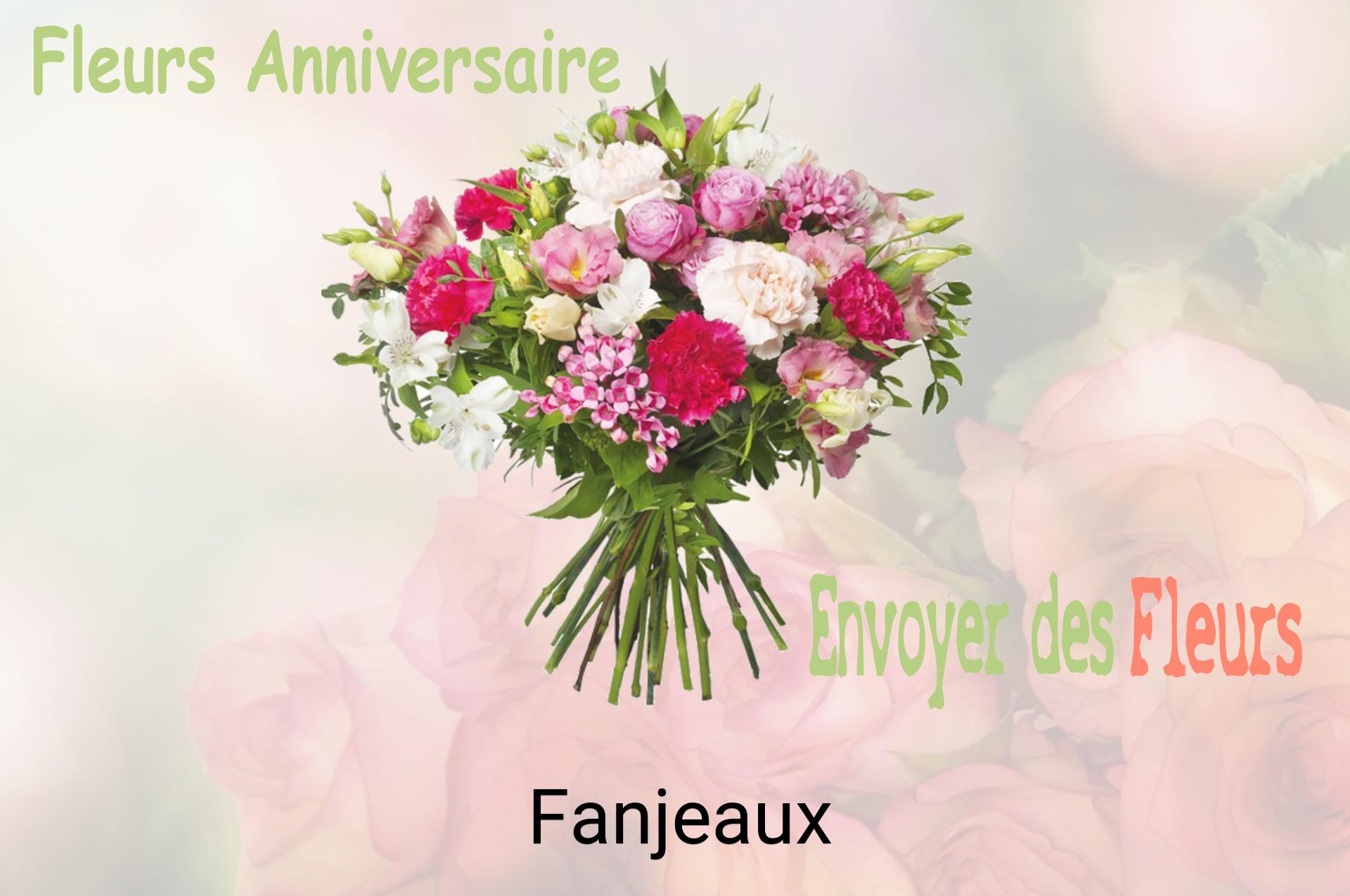 Bouquet de fleurs d’anniversaire livré à Fanjeaux