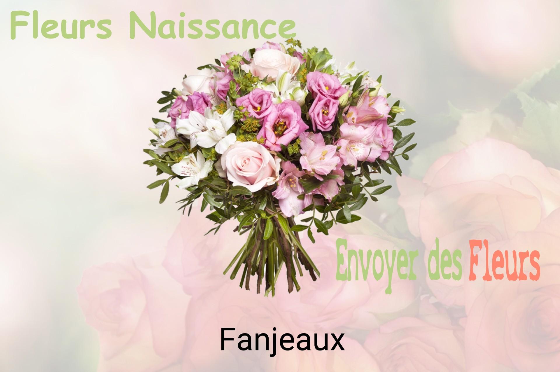 Bouquet de fleurs de naissance livré à Fanjeaux